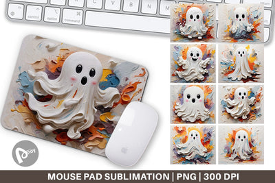 Mouse Pad Ghost Painting Sublimation artnoy 