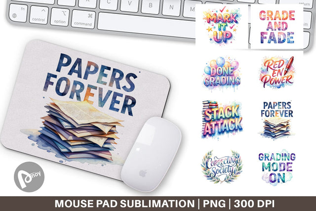 Mouse Pad Grading Humor Quotes Sublimation artnoy 