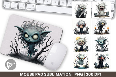 Mouse Pad Grumpy Banshee Sublimation artnoy 