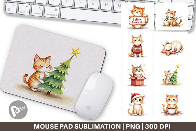 Mouse Pad Grumpy Cats Sublimation artnoy 