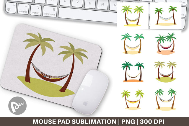 Mouse Pad Hammock Sublimation artnoy 