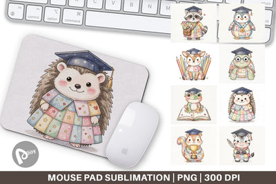 Mouse Pad Innocent Scholarly Success Patchwork Sublimation artnoy 