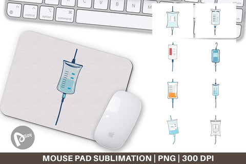 Mouse Pad IV Drip Sublimation artnoy 