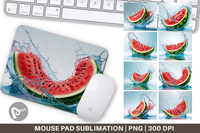 Mouse Pad Juicy Watermelon Sublimation artnoy 