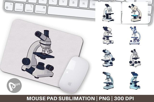 Mouse Pad Lab Microscope Sublimation artnoy 