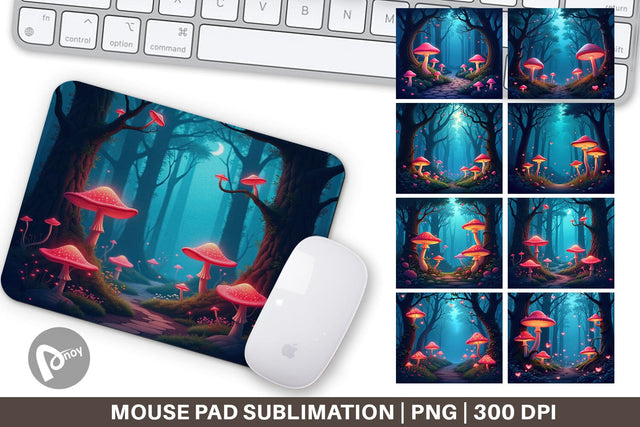 Mouse Pad Magic Forest Sublimation artnoy 