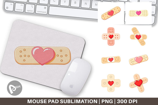 Mouse Pad Medical Bandage Sublimation artnoy 