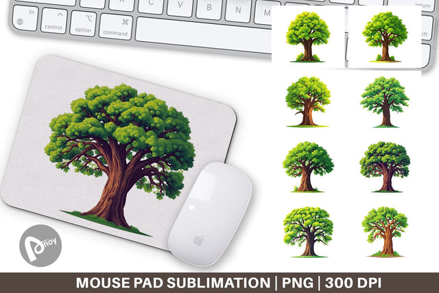 Mouse Pad Mighty Oak Sublimation artnoy 