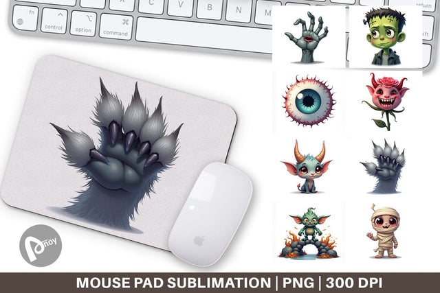 Mouse Pad Monster Mashups Sublimation artnoy 