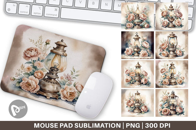 Mouse Pad Oil Lamp Sublimation artnoy 