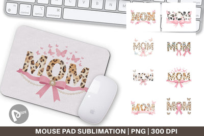 Mouse Pad Ornate Garden MOM Watercolor Sublimation artnoy 