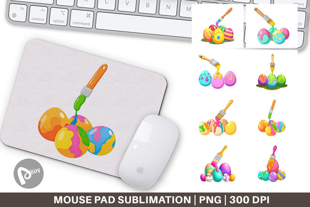 Mouse Pad Paintbrush Sublimation artnoy 