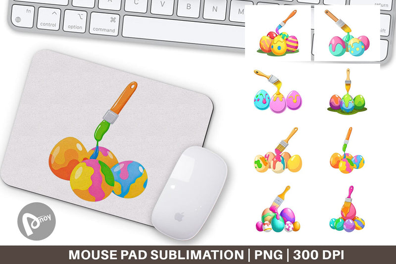 Mouse Pad Paintbrush Sublimation artnoy 