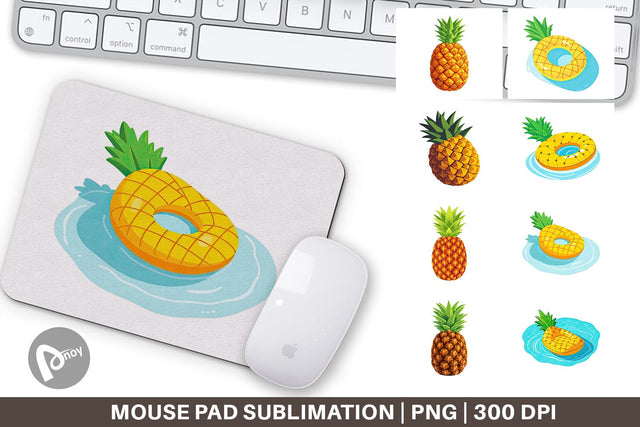Mouse Pad Pineapple Sublimation artnoy 