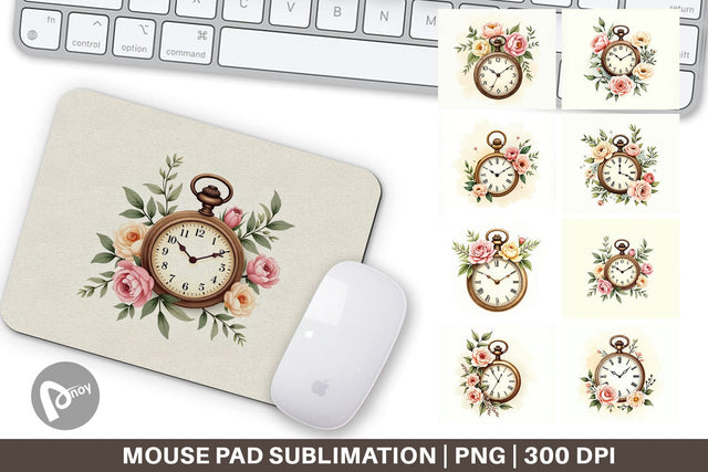 Mouse Pad Pocket Watch Sublimation artnoy 