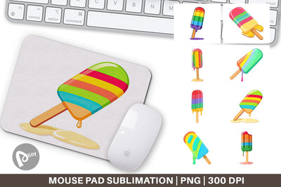 Mouse Pad Popsicle Sublimation artnoy 