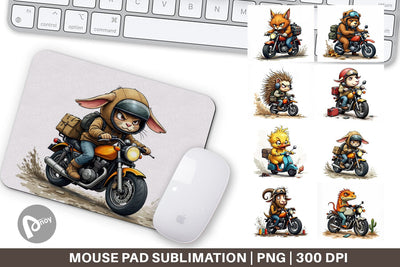 Mouse Pad Road Rage Critters Sublimation artnoy 