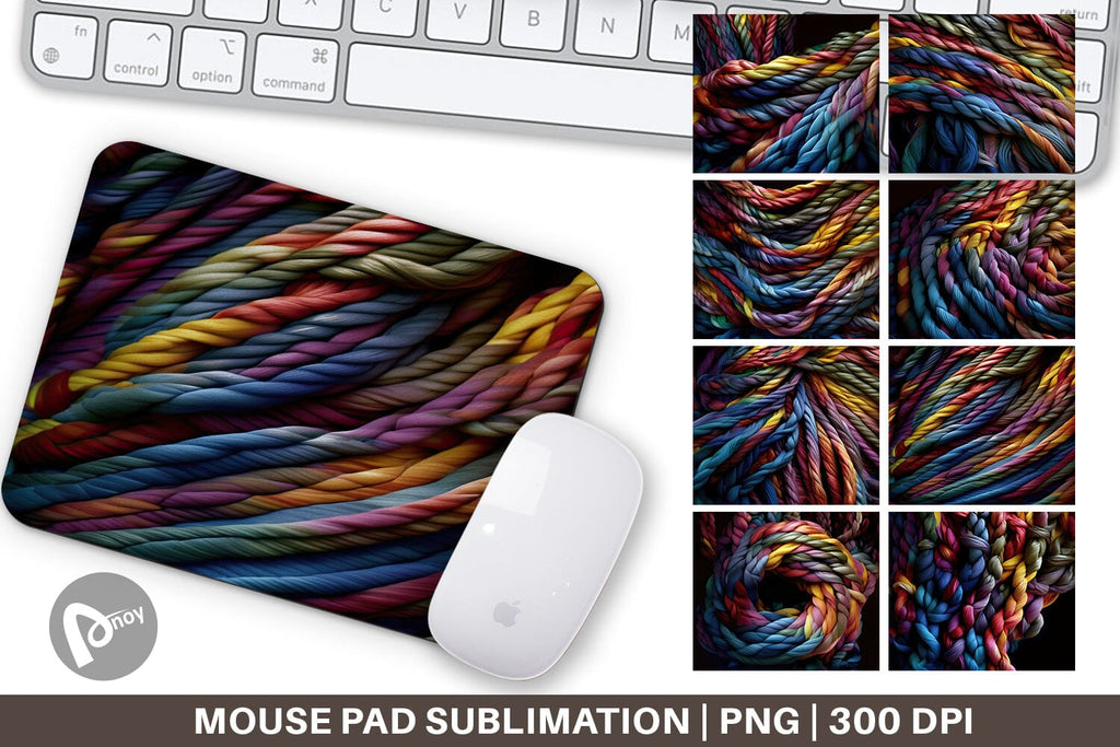 Mouse Pad Rope Texture - So Fontsy