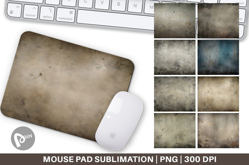 Mouse Pad Rough Dirty Grunge Texture Sublimation artnoy 