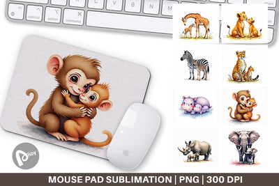 Mouse Pad Safari Love Sublimation artnoy 