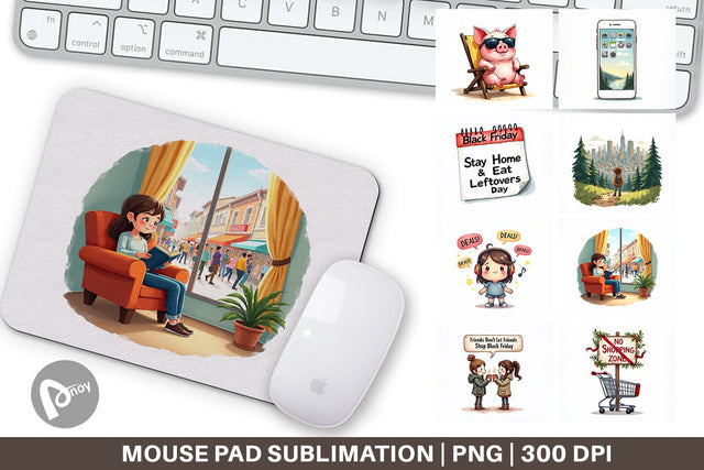 Mouse Pad Sale Survival Kit Sublimation artnoy 