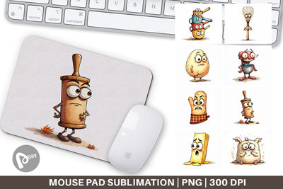 Mouse Pad Sarcastic Baking Day Sublimation artnoy 