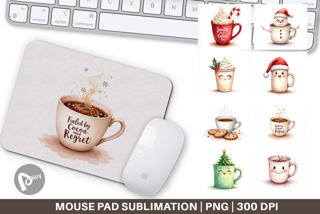 Mouse Pad Sarcastic Coffee Sublimation artnoy 
