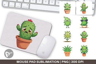 Mouse Pad Sarcastic Houseplants Sublimation artnoy 