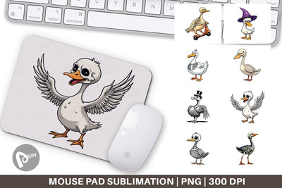 Mouse Pad Sarcastic Skelegoose Sublimation artnoy 
