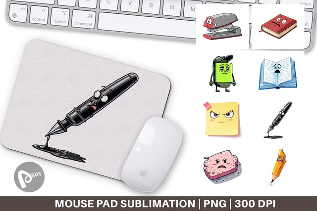 Mouse Pad Sarcastic Study Buddies Sublimation artnoy 