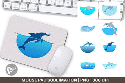 Mouse Pad Save the Ocean Sublimation artnoy 