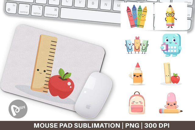 Mouse Pad School Buddies Sublimation artnoy 