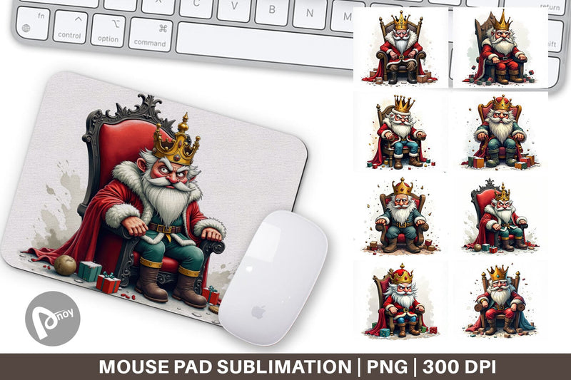 Mouse Pad Shattered Nutcracker King Sublimation artnoy 