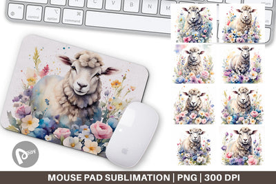 Mouse Pad Sheep Easter Sublimation artnoy 