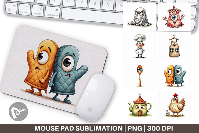 Mouse Pad Skeptical Linens Sublimation artnoy 