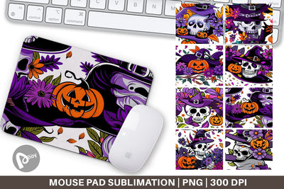 Mouse Pad Skull Pattern Sublimation artnoy 