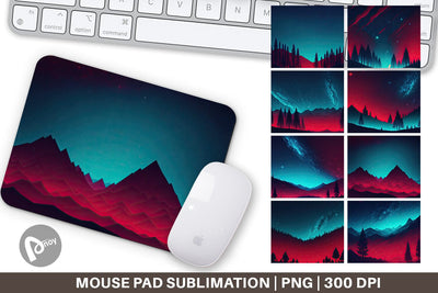 Mouse Pad Sky Shine Landscape Sublimation artnoy 