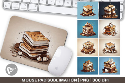 Mouse Pad S'mores Sublimation artnoy 