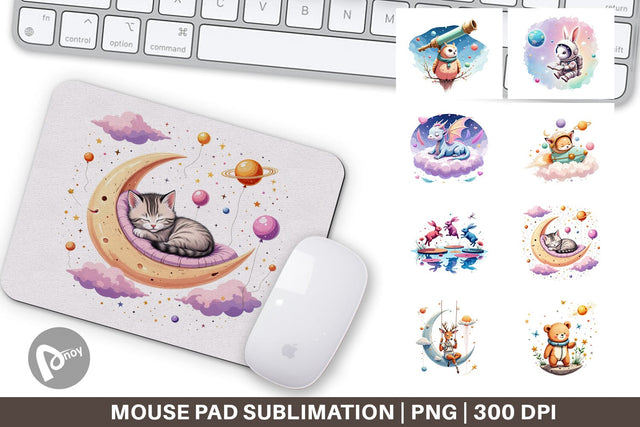 Mouse Pad Space Dreamscape Sublimation artnoy 
