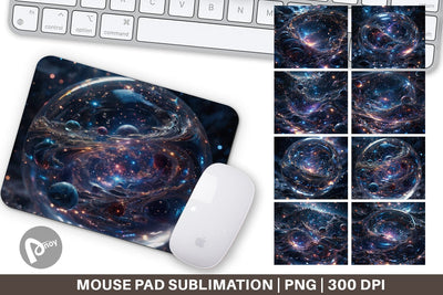 Mouse Pad Space Galaxy Infinite Sublimation artnoy 