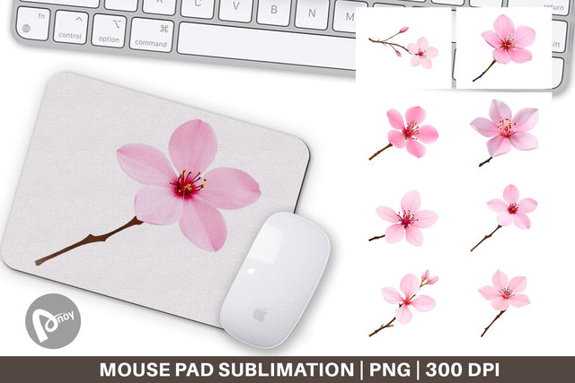 Mouse Pad Spring Blossom Sublimation artnoy 