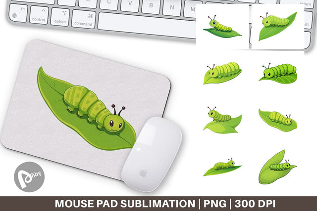 Mouse Pad Spring Butterfly Sublimation artnoy 