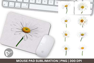 Mouse Pad Spring Daisy Sublimation artnoy 