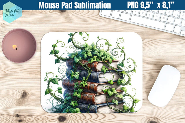 Mouse Pad Sublimation | library Sublimation Helga Art 