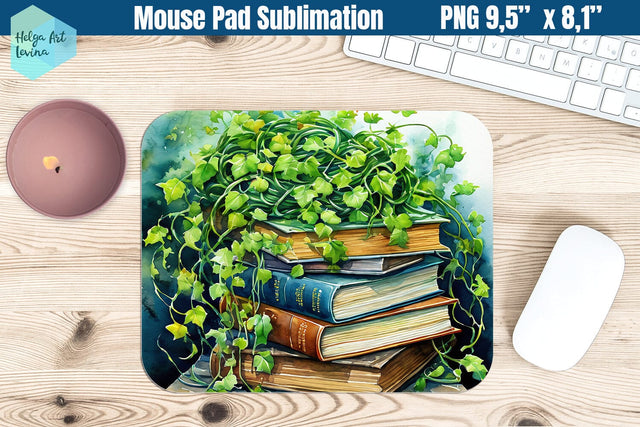 Mouse Pad Sublimation | library Sublimation Helga Art 