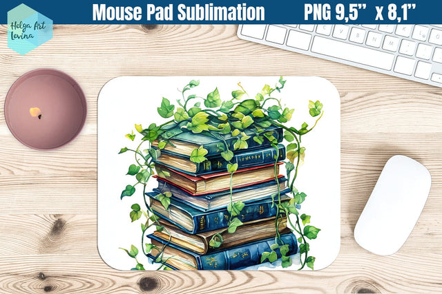 Mouse Pad Sublimation | library Sublimation Helga Art 