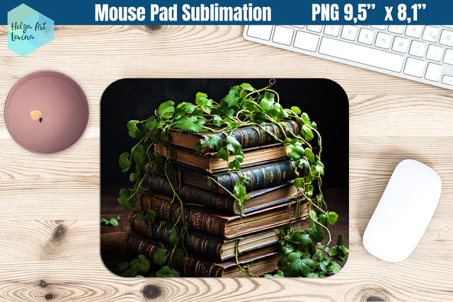 Mouse Pad Sublimation | library Sublimation Helga Art 