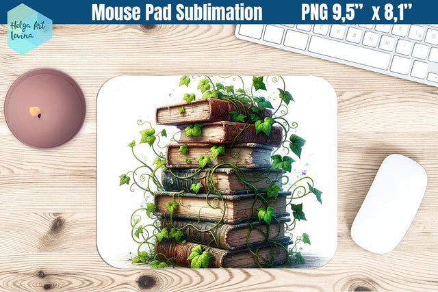 Mouse Pad Sublimation | library Sublimation Helga Art 