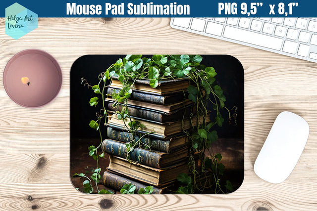 Mouse Pad Sublimation | library Sublimation Helga Art 