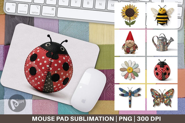 Mouse Pad Sunny Meadow Fabric Sublimation artnoy 